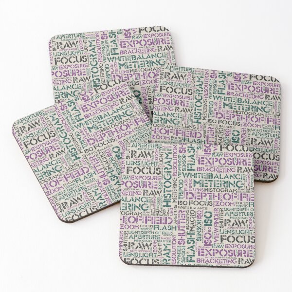 Item preview, Photography Terms Word Pattern designed and sold by k9printart.