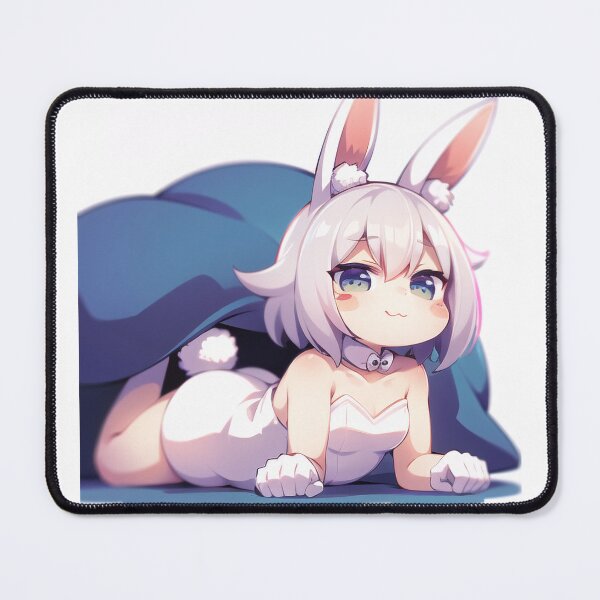 Item preview, A Cute Bunny Girl with Smug Face Sticker Very Kawaii Beautiful designed and sold by HikariAtelier.