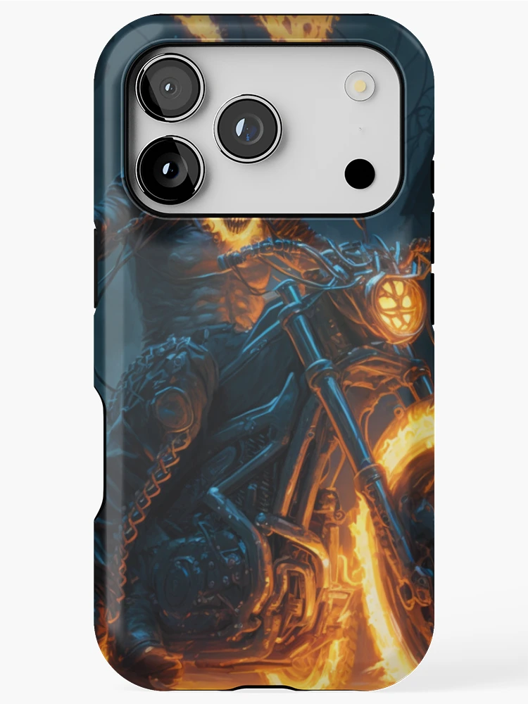 Thumbnail 1 of 4, iPhone Case, Ghost Rider designed and sold by AIartCANVAS.