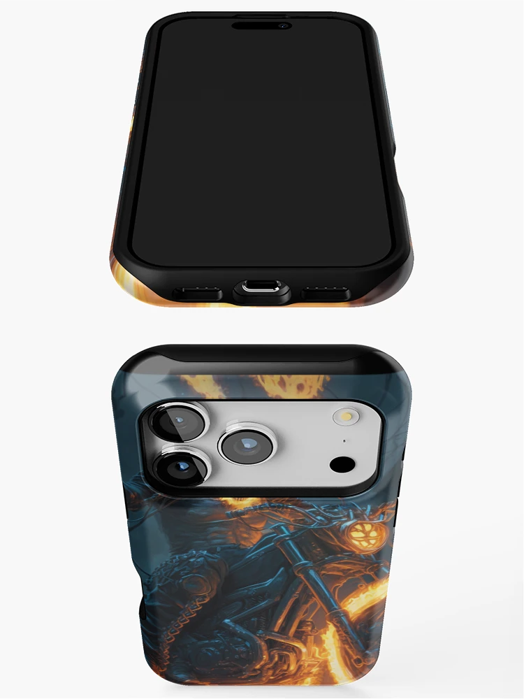 Thumbnail 3 of 4, iPhone Case, Ghost Rider designed and sold by AIartCANVAS.