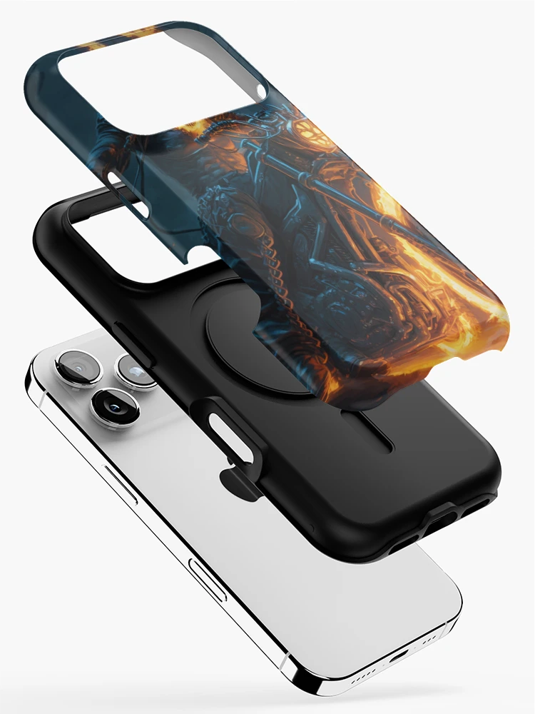 Thumbnail 2 of 4, iPhone Case, Ghost Rider designed and sold by AIartCANVAS.
