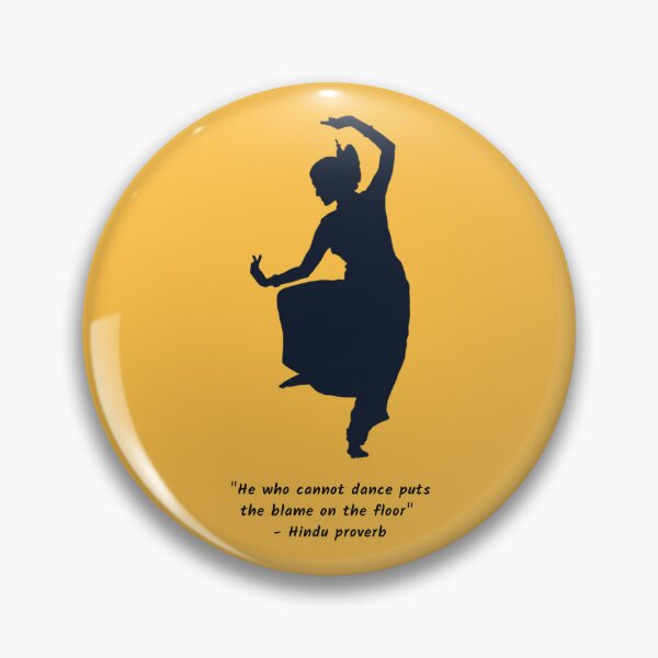 Item preview, Silhouette of Indian Dancer with Hindu Proverb-bk designed and sold by NurturingSpirit.