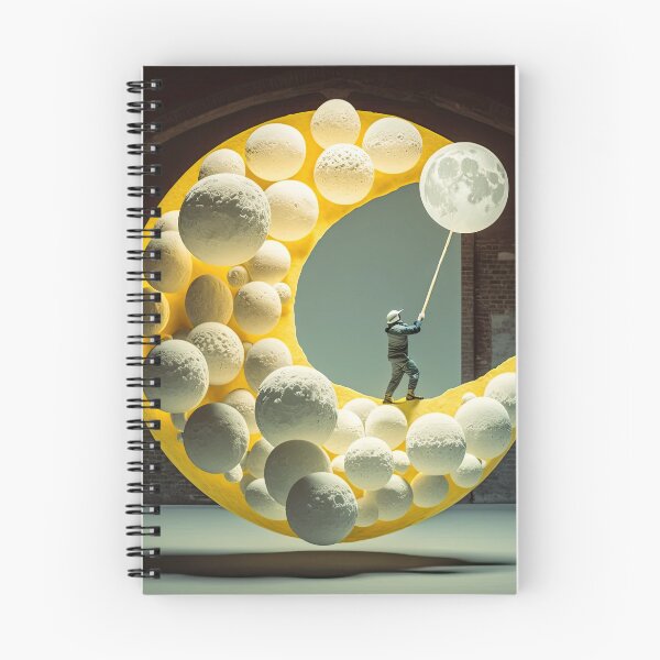 Item preview, The Moon On A Stick - You Want The Moon On A Stick - Original Artwork, very high resolution designed and sold by CloudofKnowing.