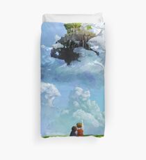 Castle in the clouds Duvet Cover