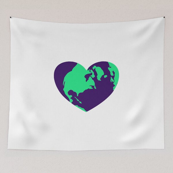 Item preview, Heart Shaped Earth designed and sold by Inspirationmotivation.