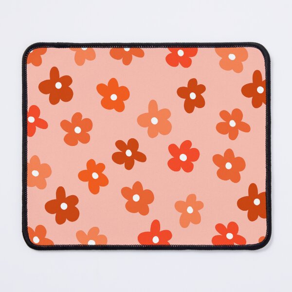 Item preview, Orange Groovy Flowers Pattern designed and sold by OneThreeSix.