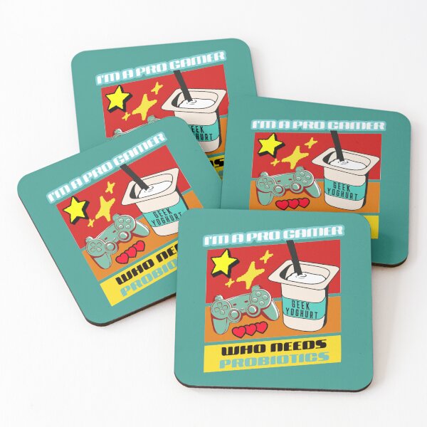 Item preview, Pro gamer who needs probiotics vintage retro gaming designed and sold by glowvim.