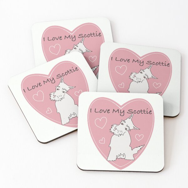 Item preview, I Love My Scottie Heart designed and sold by Janpaints22.
