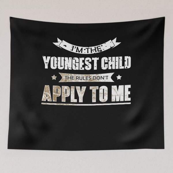 Item preview, Youngest Child Shirt No Rules for Me Funny Matching Sibling T-Shirt designed and sold by Ultraleanbody.
