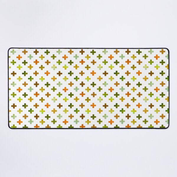 Item preview, Earthy Green Swiss Cross Pattern - Olive & Brown designed and sold by inspirationzgal.