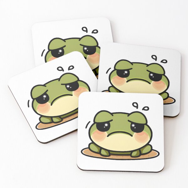 Item preview, Sad Kawaii Frog  designed and sold by NathalieRached.