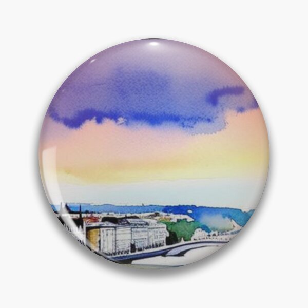 Item preview, Budapest - City Vibes - Acuarela Europa arte designed and sold by All-About-Life.