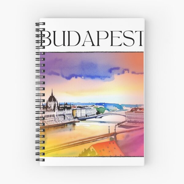 Item preview, Budapest - City Vibes - Acuarela Europa arte designed and sold by All-About-Life.