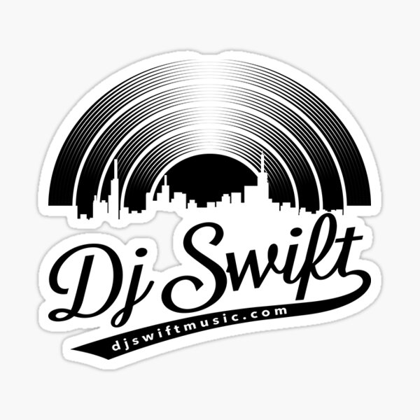 "DJ SWIFT DJ Logo" Sticker for Sale by djswiftmusic Redbubble