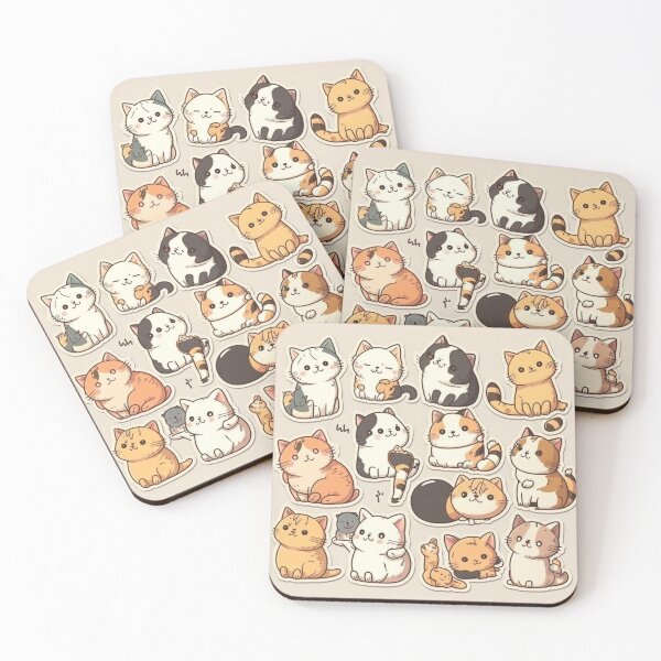 Item preview, Cute Cats Packs lovers  designed and sold by verluxe.