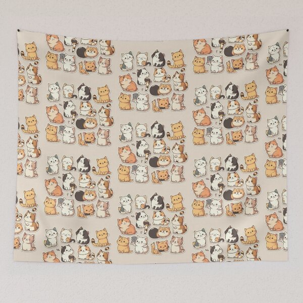 Item preview, Cute Cats Packs lovers  designed and sold by verluxe.