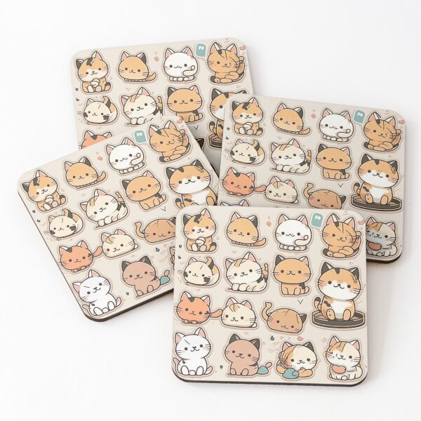 Item preview, Cute Cats Packs lovers  designed and sold by verluxe.