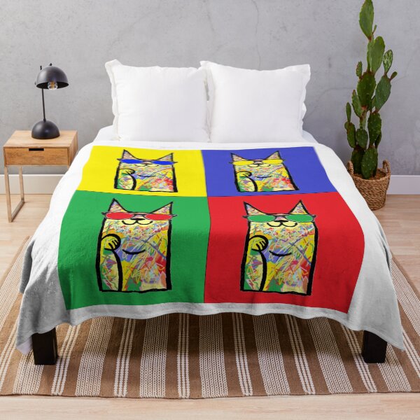 Item preview, pop art pop cats graffiti 23 designed and sold by LowEndGraphics.