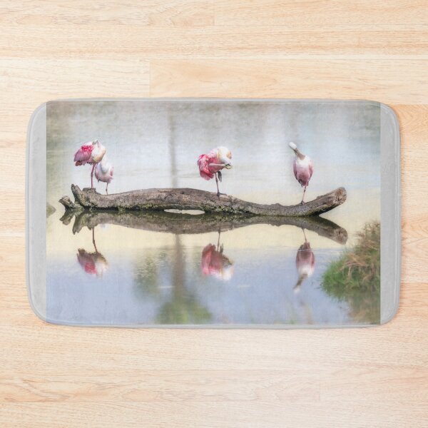 Item preview, Roseate Spoonbills Preening and Resting  designed and sold by Debra Martz.