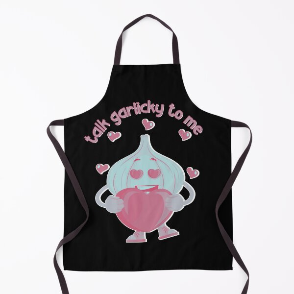 Item preview, Garlic Lovers Unite! Smiling Garlic with Hearts - Funny & Cute Garlic Pun designed and sold by ElLocoMus.