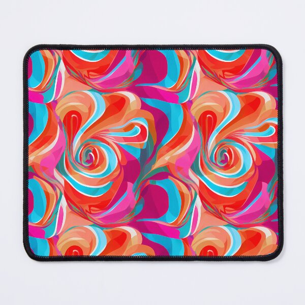 Item preview, Abstract flowy colourfull painted pattern designed and sold by SJG-digital.