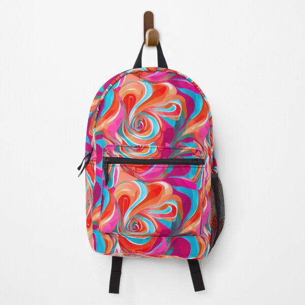 Item preview, Abstract flowy colourfull painted pattern designed and sold by SJG-digital.