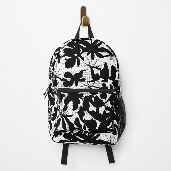 Item preview, Black And White Abstract Gothic Leaf Repeating Pattern designed and sold by TMBTM.