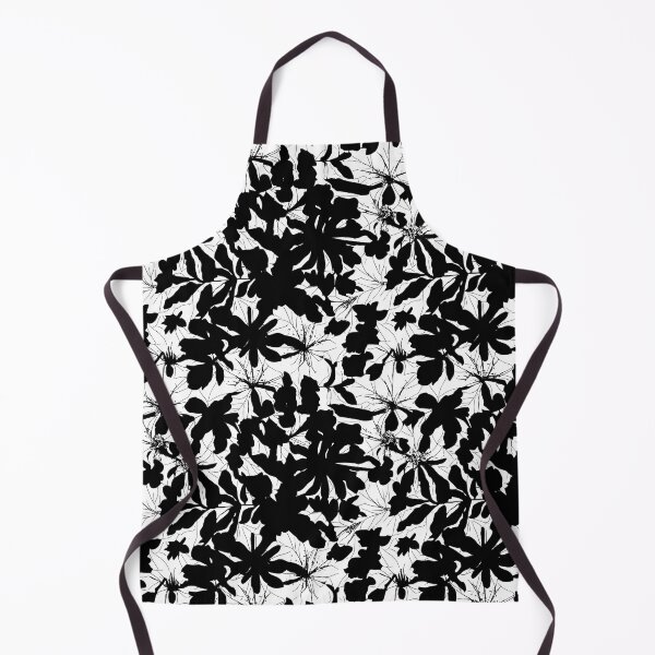 Item preview, Black And White Abstract Gothic Leaf Repeating Pattern designed and sold by TMBTM.