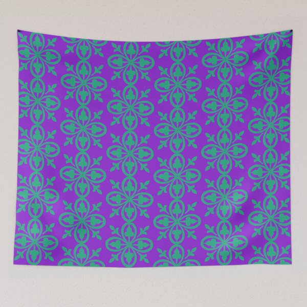 Item preview, Antique Clover, inspired by Art Nouveau era border - Teal designed and sold by NurturingSpirit.