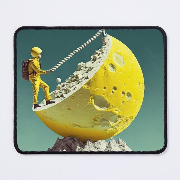 Item preview, Moonwalker - Original Artwork, Abstract Moon Walker - Walking on the Moon Art - Moonwalk in very high resolution designed and sold by CloudofKnowing.
