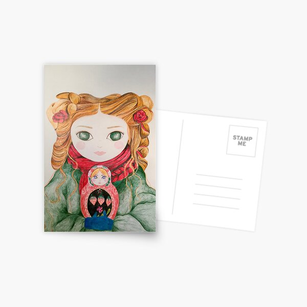 Matryoshka Postcard
