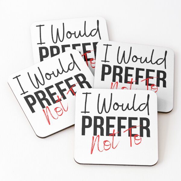 Item preview, I would prefer not to  designed and sold by thadieWorks.