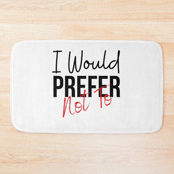 Item preview, I would prefer not to  designed and sold by thadieWorks.