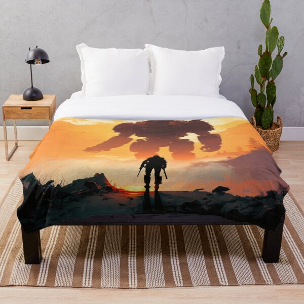 Artikelvorschau, Trauriger Himmel: Eine Robotersilhouette in einer emotionalen Landschaft entworfen und verkauft von Left-Hand-Tree.