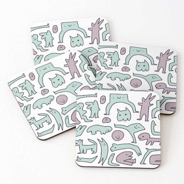 Item preview, Anxiety Friends (blue and purple) designed and sold by Apri-Draws.