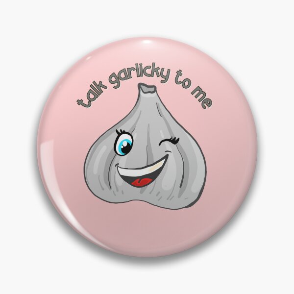 Item preview, Garlic Lovers Unite! Smiling Garlic - Funny & Cute Garlic Pun designed and sold by ElLocoMus.