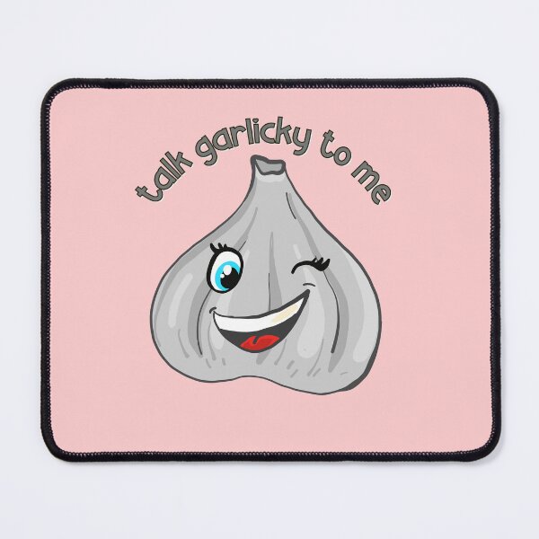 Item preview, Garlic Lovers Unite! Smiling Garlic - Funny & Cute Garlic Pun designed and sold by ElLocoMus.