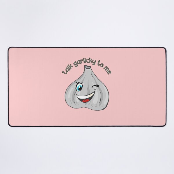 Item preview, Garlic Lovers Unite! Smiling Garlic - Funny & Cute Garlic Pun designed and sold by ElLocoMus.