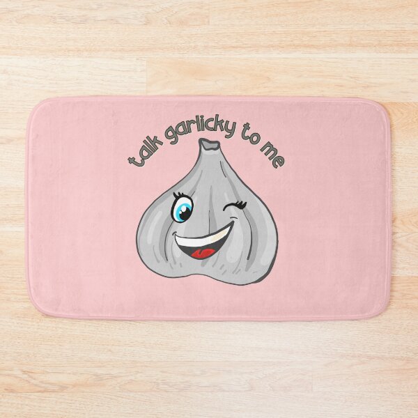 Item preview, Garlic Lovers Unite! Smiling Garlic - Funny & Cute Garlic Pun designed and sold by ElLocoMus.