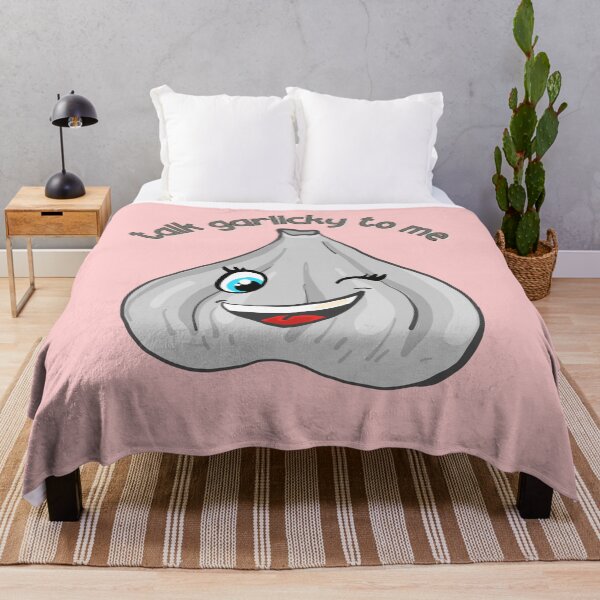 Item preview, Garlic Lovers Unite! Smiling Garlic - Funny & Cute Garlic Pun designed and sold by ElLocoMus.
