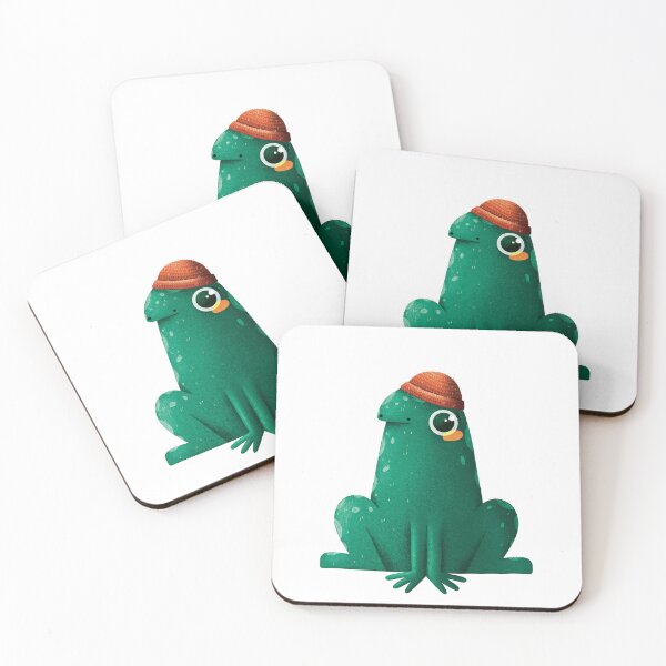 Item preview, Cute Turquoise Frog  designed and sold by Martyna Kamieńska.