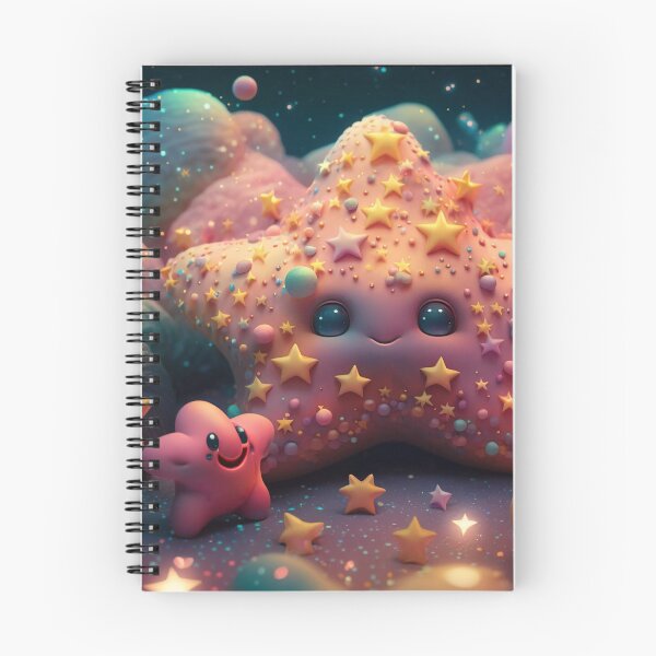 Item preview, Cute Stars Colourful Banner - Original Artwork, Cosmic Smilling Stars Twinkling Abstract Design - very high resolution designed and sold by CloudofKnowing.