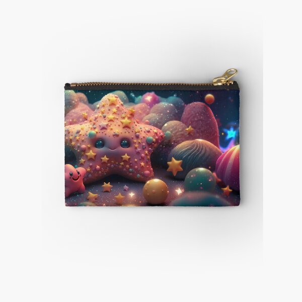 Item preview, Cute Stars Colourful Banner - Original Artwork, Cosmic Smilling Stars Twinkling Abstract Design - very high resolution designed and sold by CloudofKnowing.