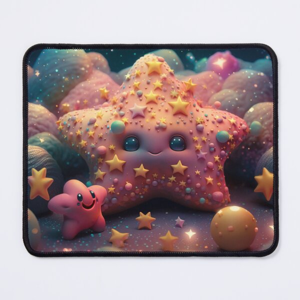 Item preview, Cute Stars Colourful Banner - Original Artwork, Cosmic Smilling Stars Twinkling Abstract Design - very high resolution designed and sold by CloudofKnowing.