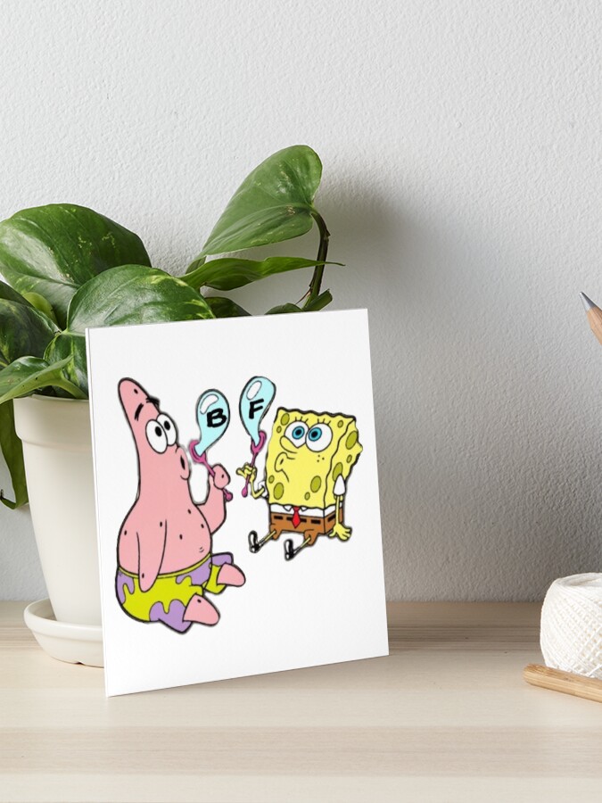 sad spongebob squarepants Classic t-shirt Art Print for Sale by