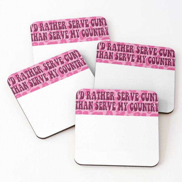 Item preview, I'd Rather Serve Bumper Sticker designed and sold by casserolestan.