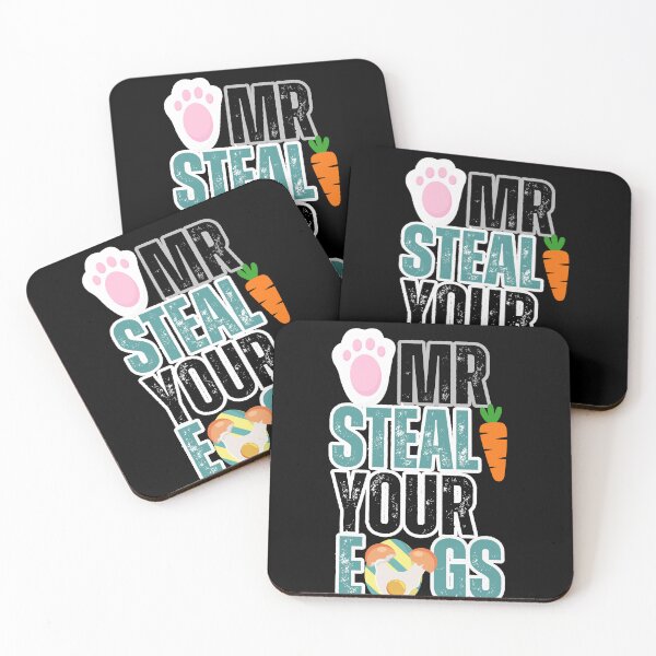 Item preview, Mr Steal Your Eggs -Funny Saying- designed and sold by SunnyDayPrints.