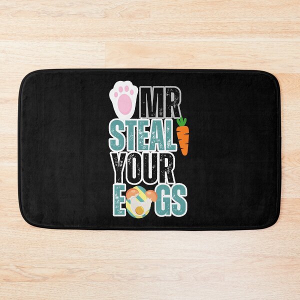 Item preview, Mr Steal Your Eggs -Funny Saying- designed and sold by SunnyDayPrints.