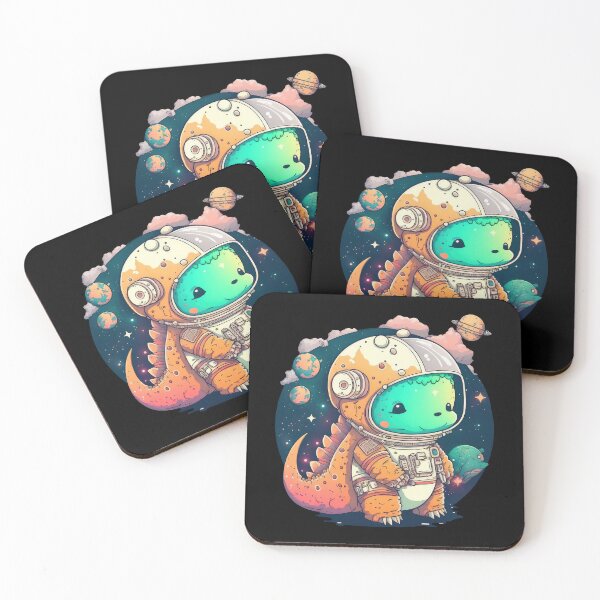 Item preview, Cute Space Dinosaur Kaiju designed and sold by ultra-cute.