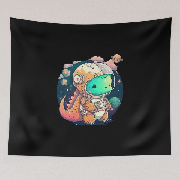 Item preview, Cute Space Dinosaur Kaiju designed and sold by ultra-cute.